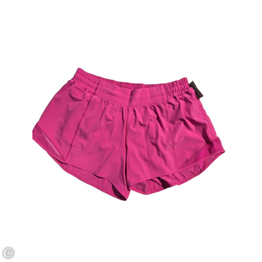 Athletic Shorts By Lululemon In Pink, Size: 12