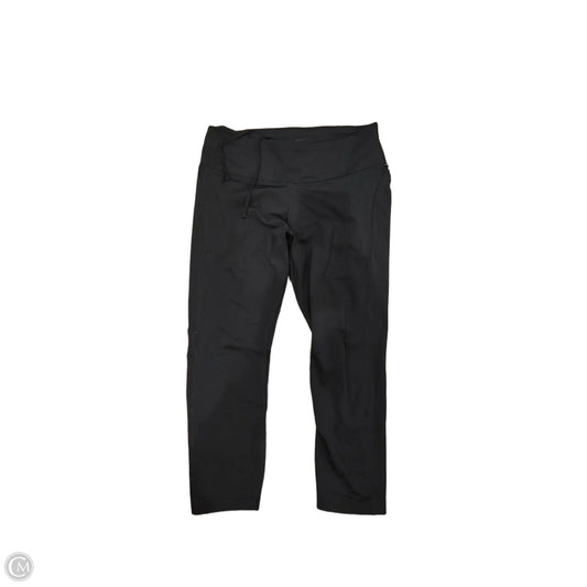 Athletic Leggings Capris By Nike In Black, Size: L