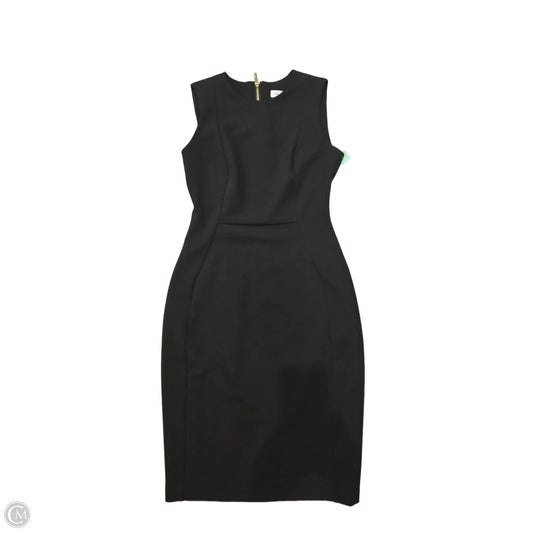 Dress Casual Midi By Calvin Klein In Black, Size: 2