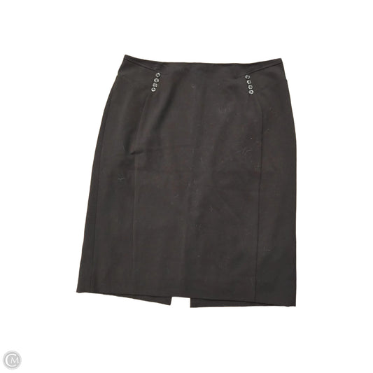 Skirt Midi By White House Black Market In Black, Size: 12