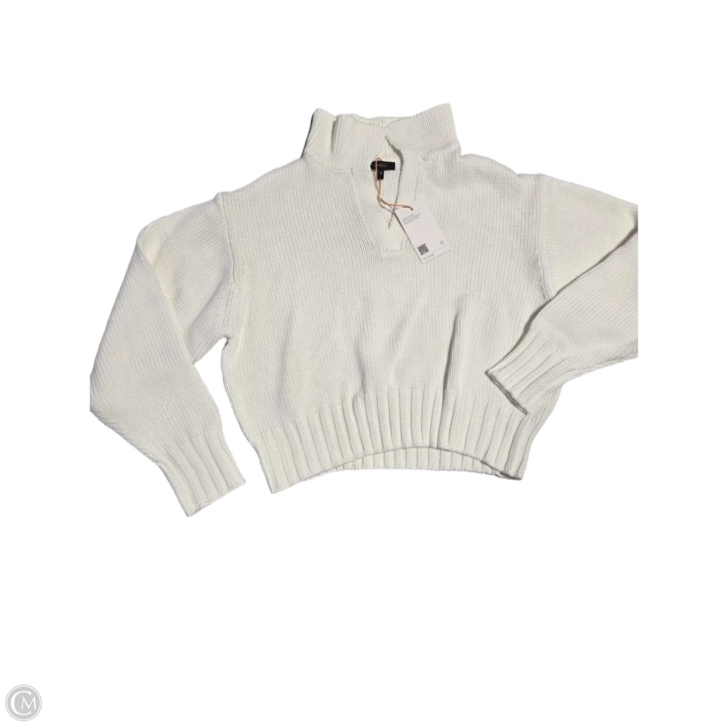 Sweater By Quinn In White, Size: S