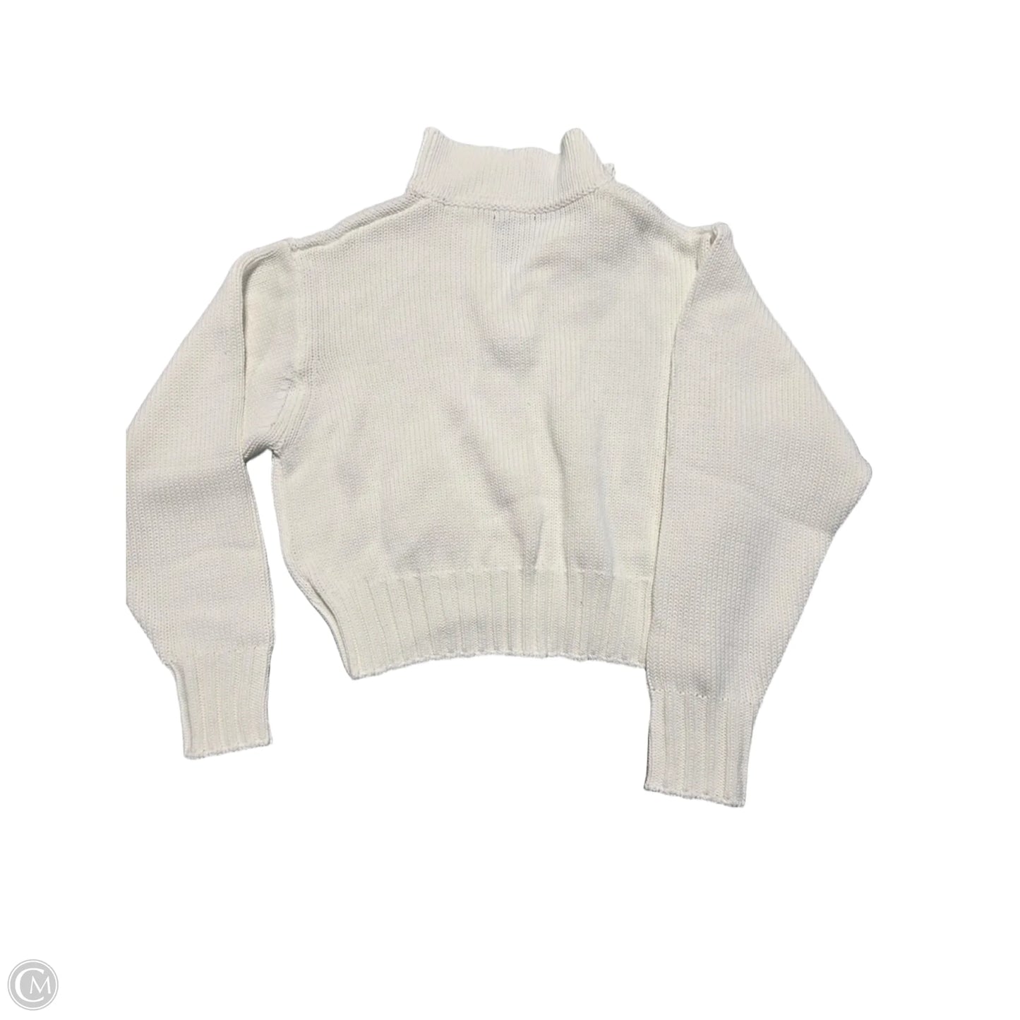 Sweater By Quinn In White, Size: S