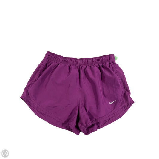 Athletic Shorts By Nike In Purple, Size: L