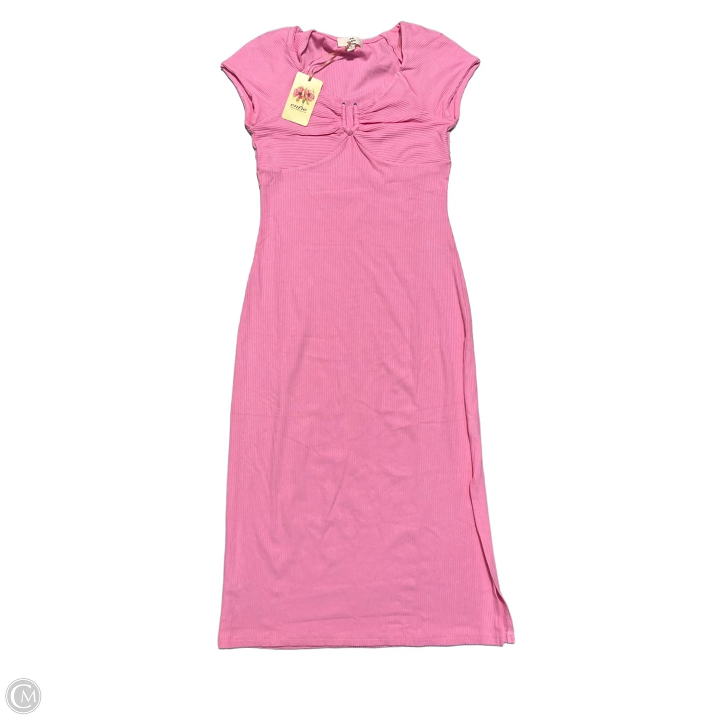 Dress Casual Midi By Entro In Pink, Size: M