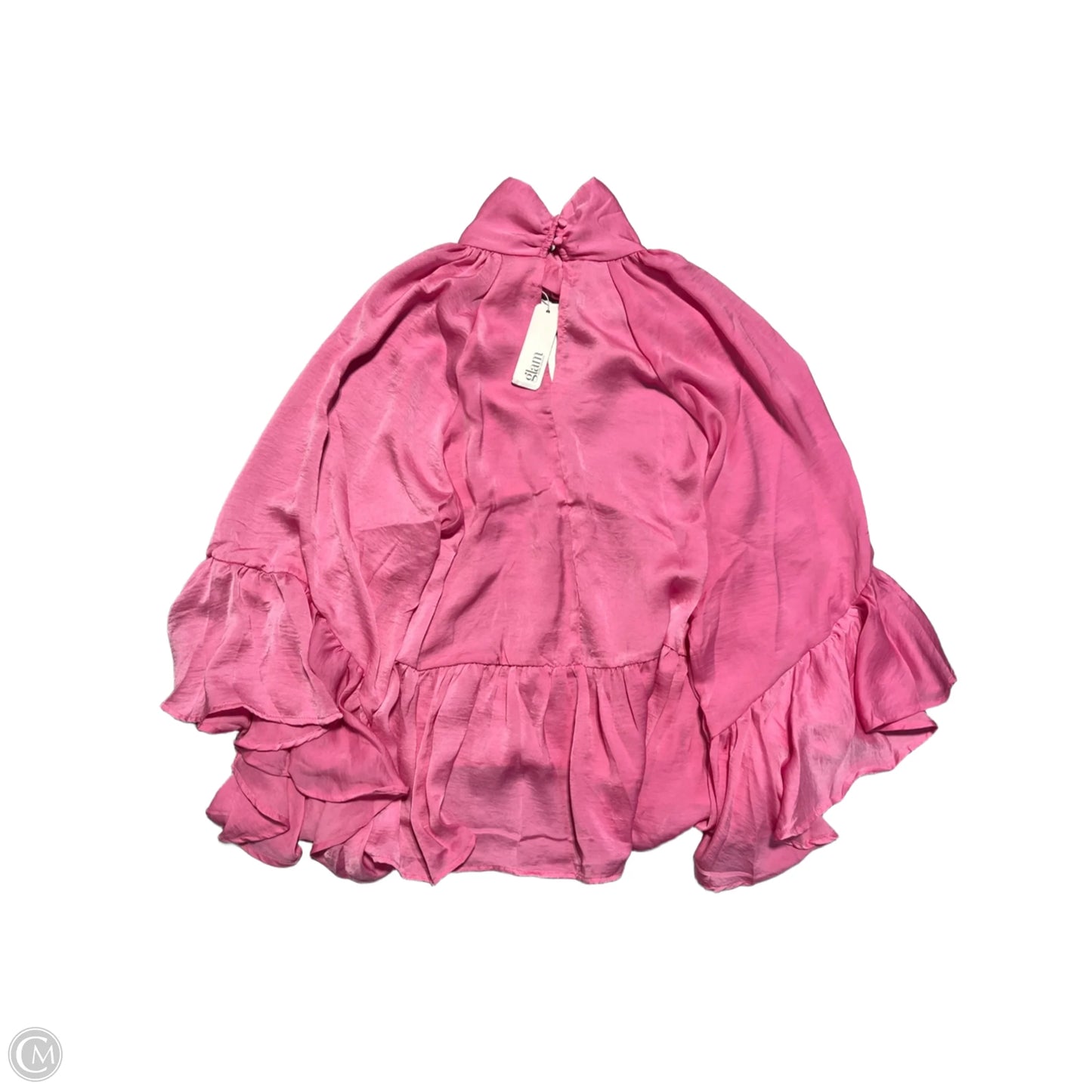 Top Long Sleeve By Cmb In Pink, Size: S