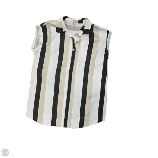 Dress Casual Short By Kori America In Striped Pattern, Size: L