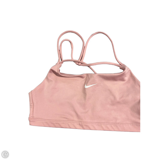 Athletic Bra By Nike In Pink, Size: M