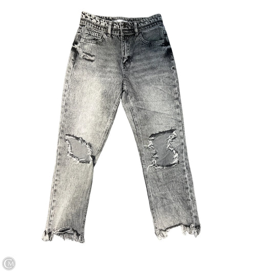 Jeans Straight By Vervet In Black, Size: 2