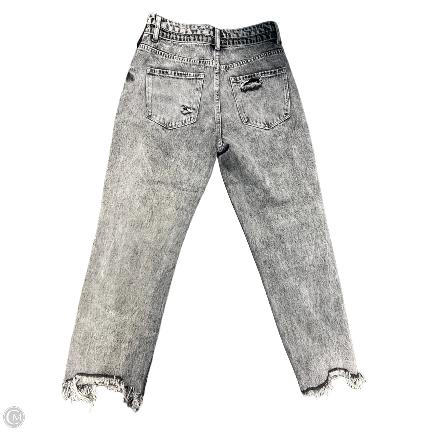 Jeans Straight By Vervet In Black, Size: 2