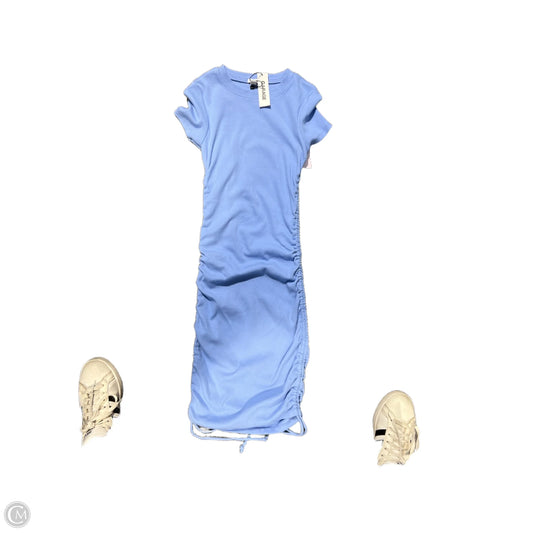 Dress Casual Midi By Garage In Blue, Size: S