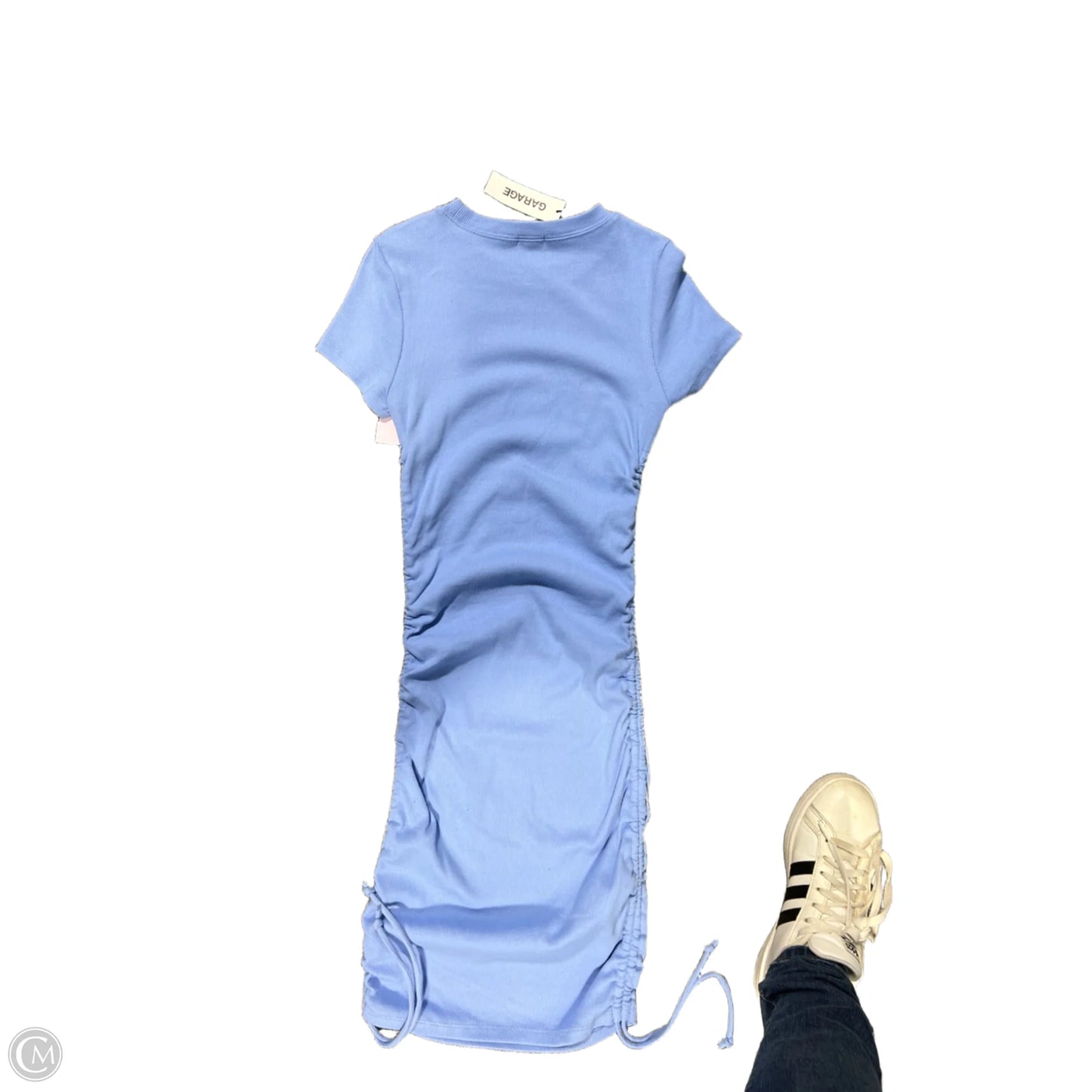 Dress Casual Midi By Garage In Blue, Size: S