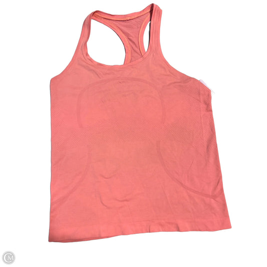 Athletic Tank Top By Lululemon In Pink, Size: M