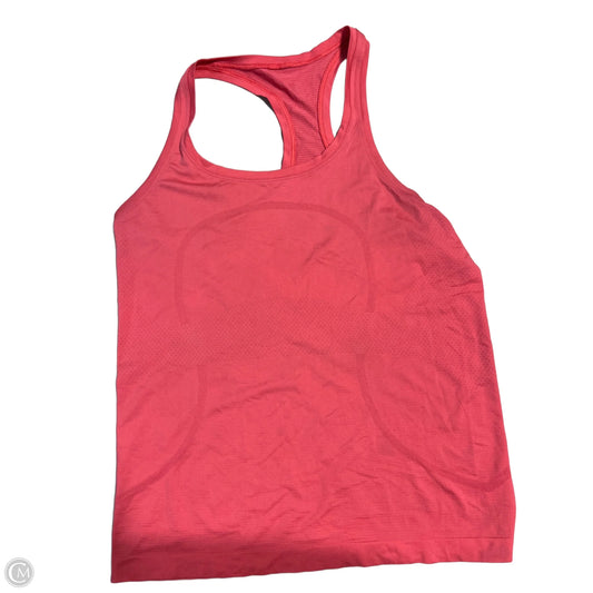 Athletic Tank Top By Lululemon In Pink, Size: M