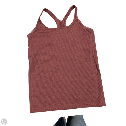 Athletic Tank Top By Lululemon In Brown, Size: 12