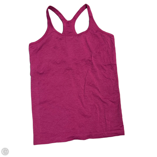 Athletic Tank Top By Lululemon In Pink, Size: 12