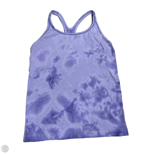 Athletic Tank Top By Lululemon In Purple, Size: 12