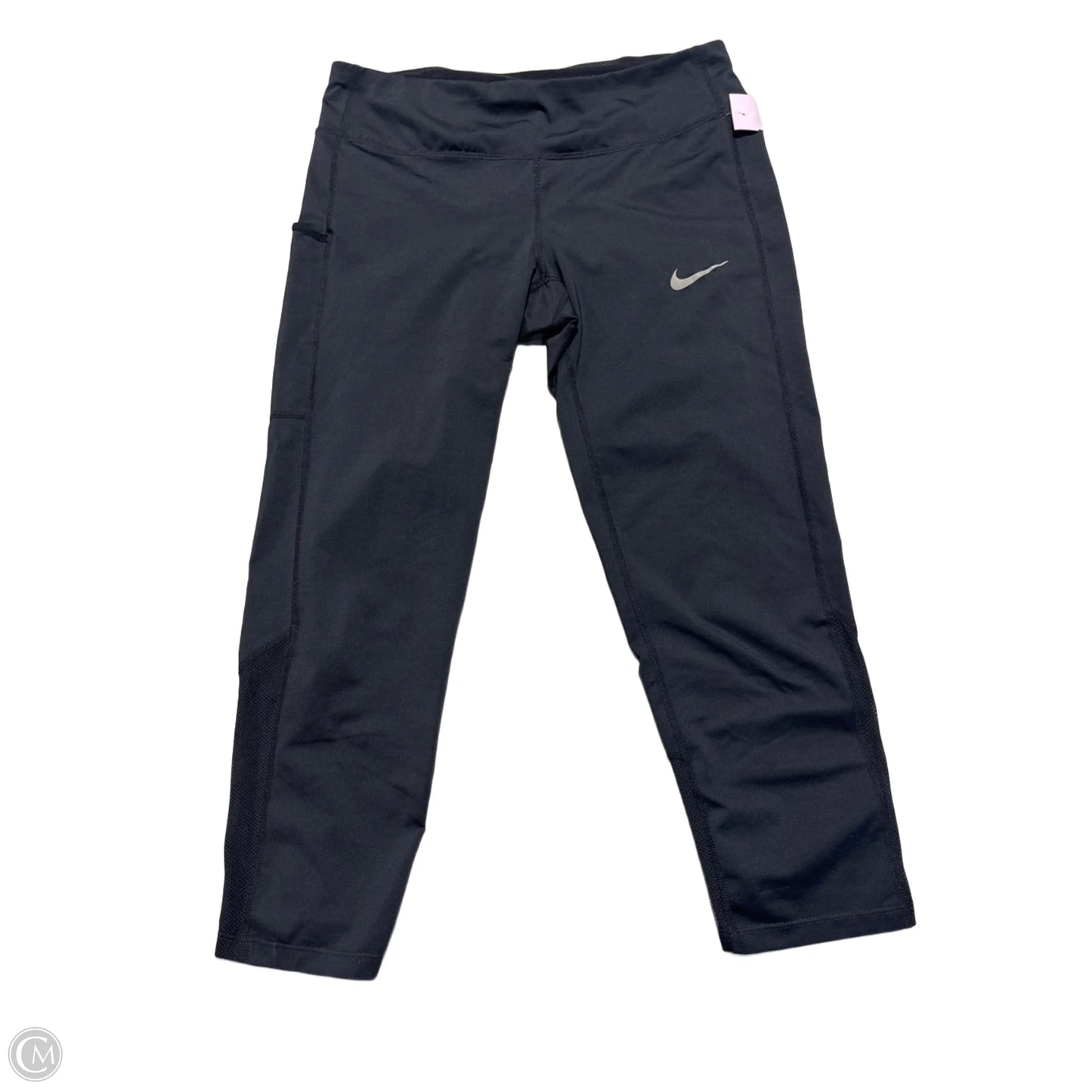 Athletic Capris By Nike In Black, Size: M
