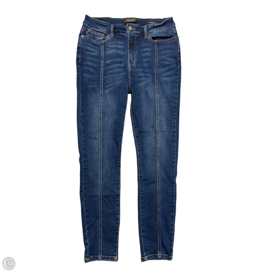 Jeans Skinny By Judy Blue In Blue Denim, Size: 12
