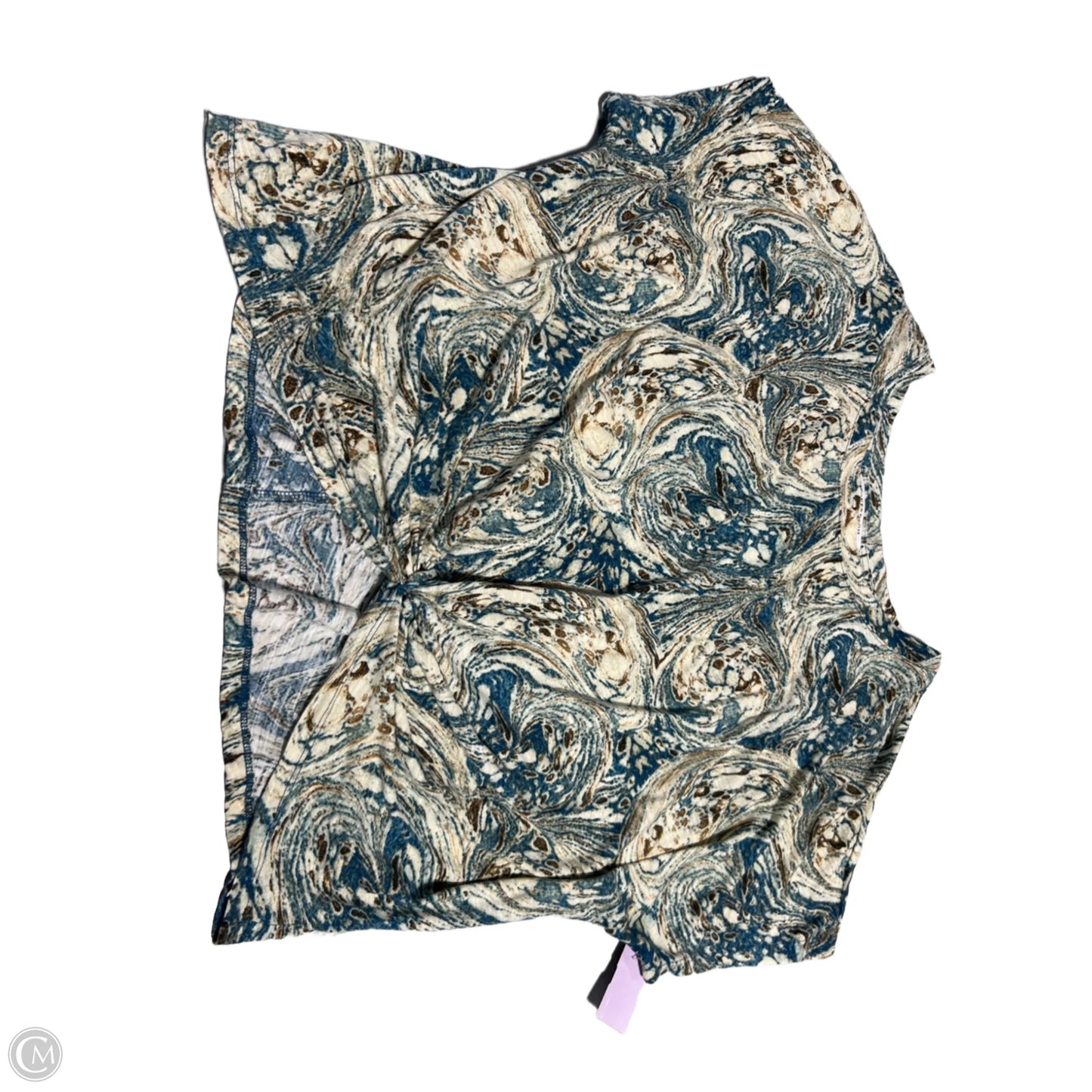 Top Short Sleeve By Liverpool In Multi-colored, Size: L