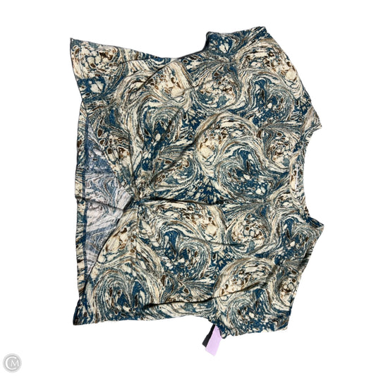 Top Short Sleeve By Liverpool In Multi-colored, Size: L