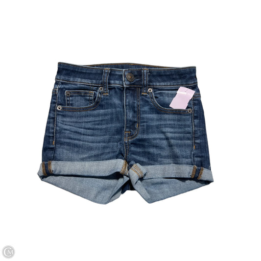 Shorts By American Eagle In Blue Denim, Size: 0