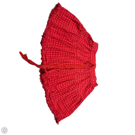 Skirt Mini & Short By Umgee In Red, Size: S