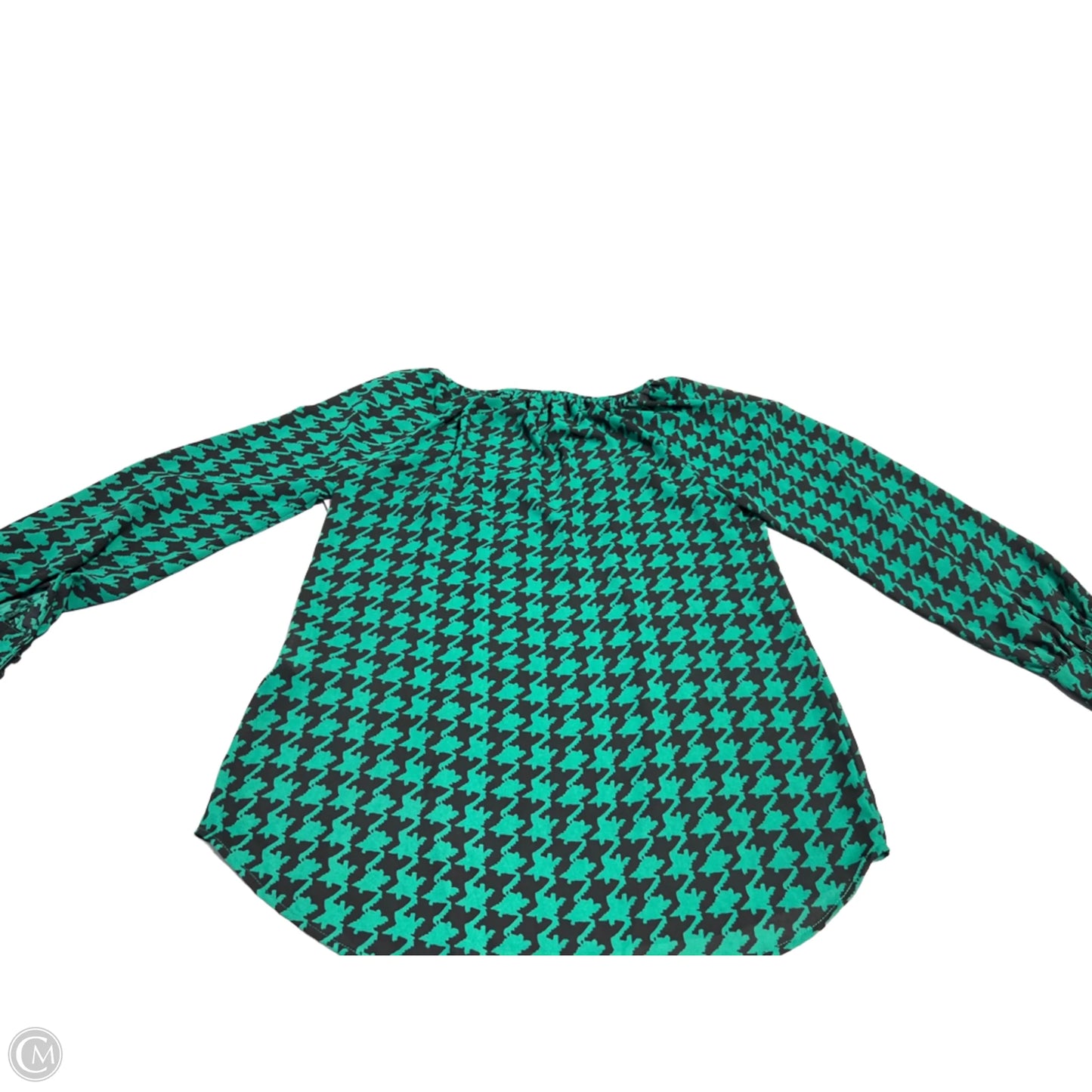 Blouse Long Sleeve By Sequin Hearts In Green, Size: M