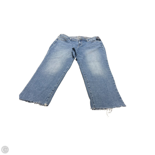 Jeans Straight By Wonderly In Blue Denim, Size: 20