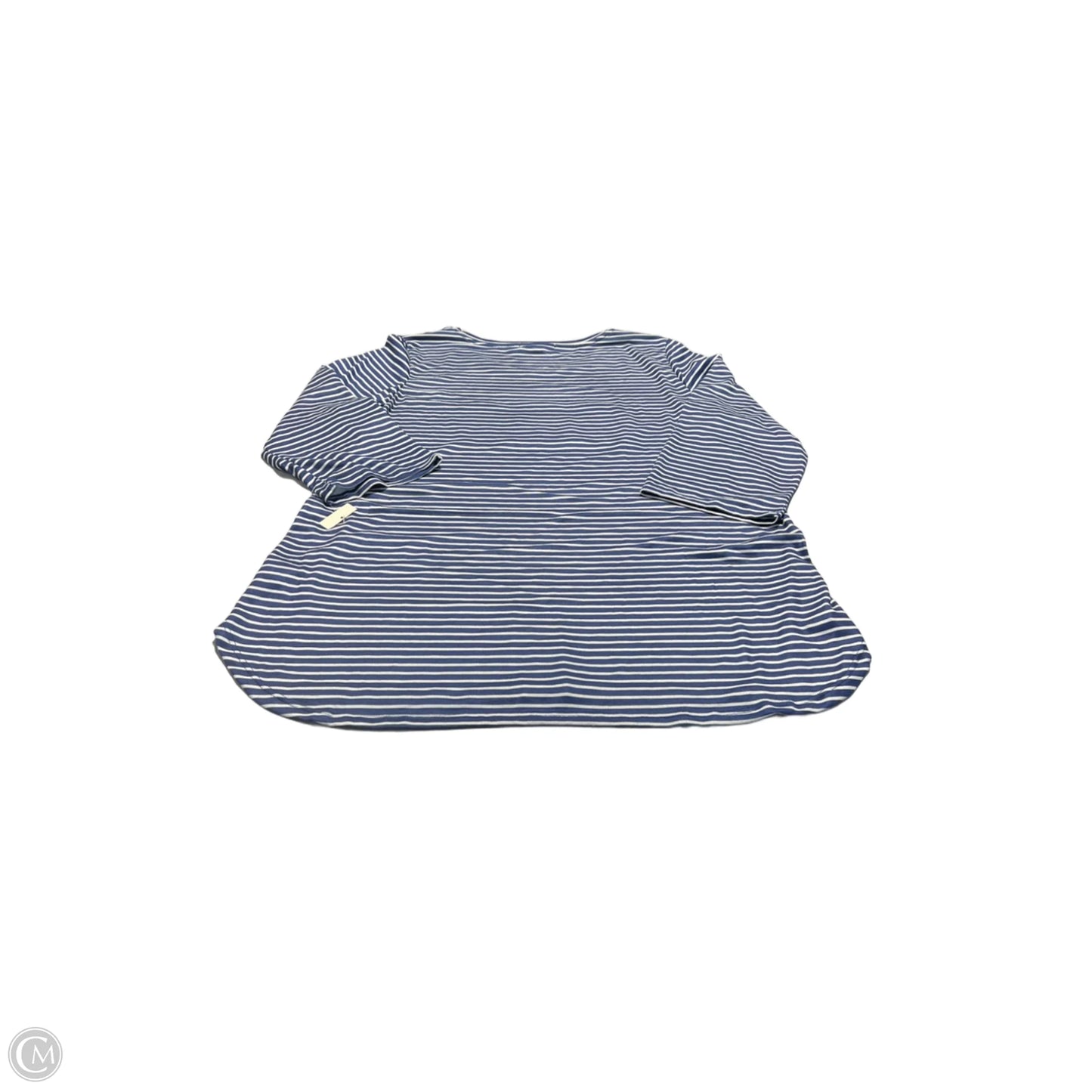 Top 3/4 Sleeve By Cmc In Striped Pattern, Size: Xxl