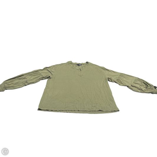 Top Long Sleeve By 1.state In Green, Size: L