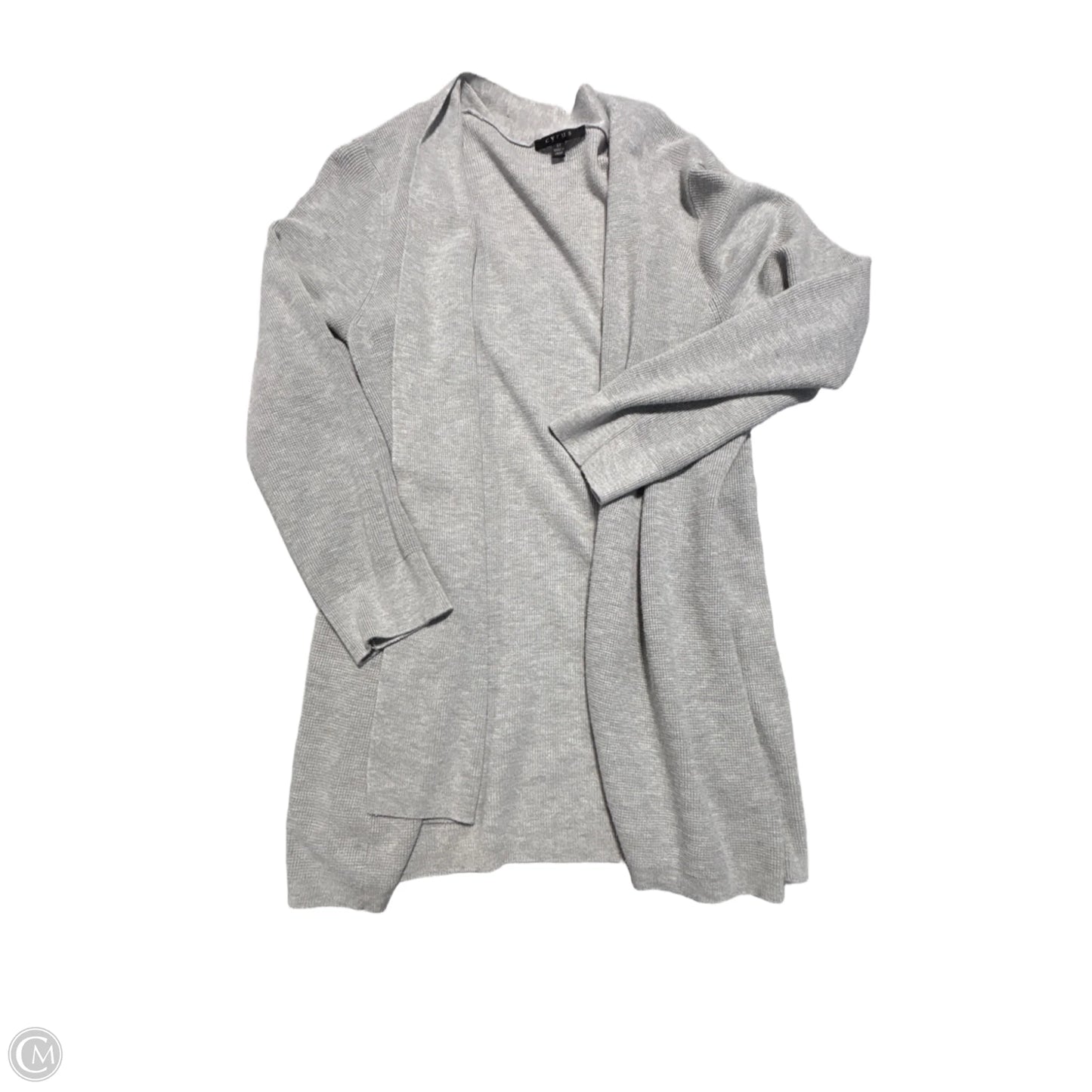 Cardigan By Cyrus Knits In Grey, Size: 3x