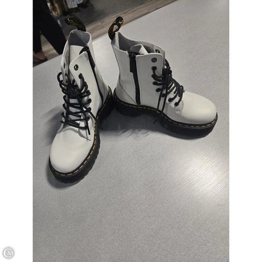 Boots Combat By Dr Martens In White, Size: 6