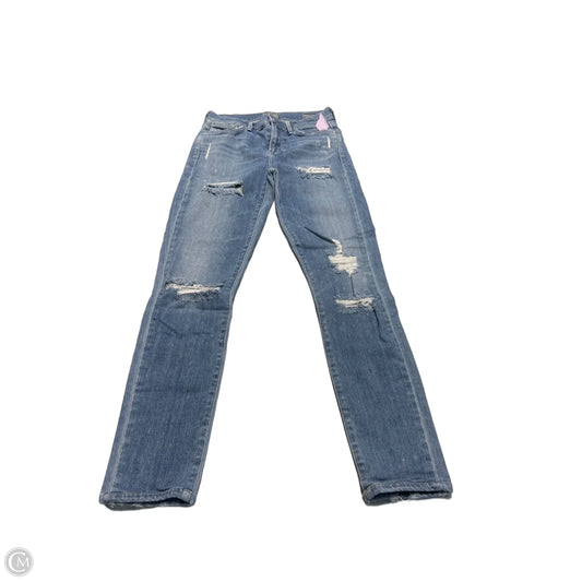 Jeans Skinny By Agolde In Blue Denim, Size: 0