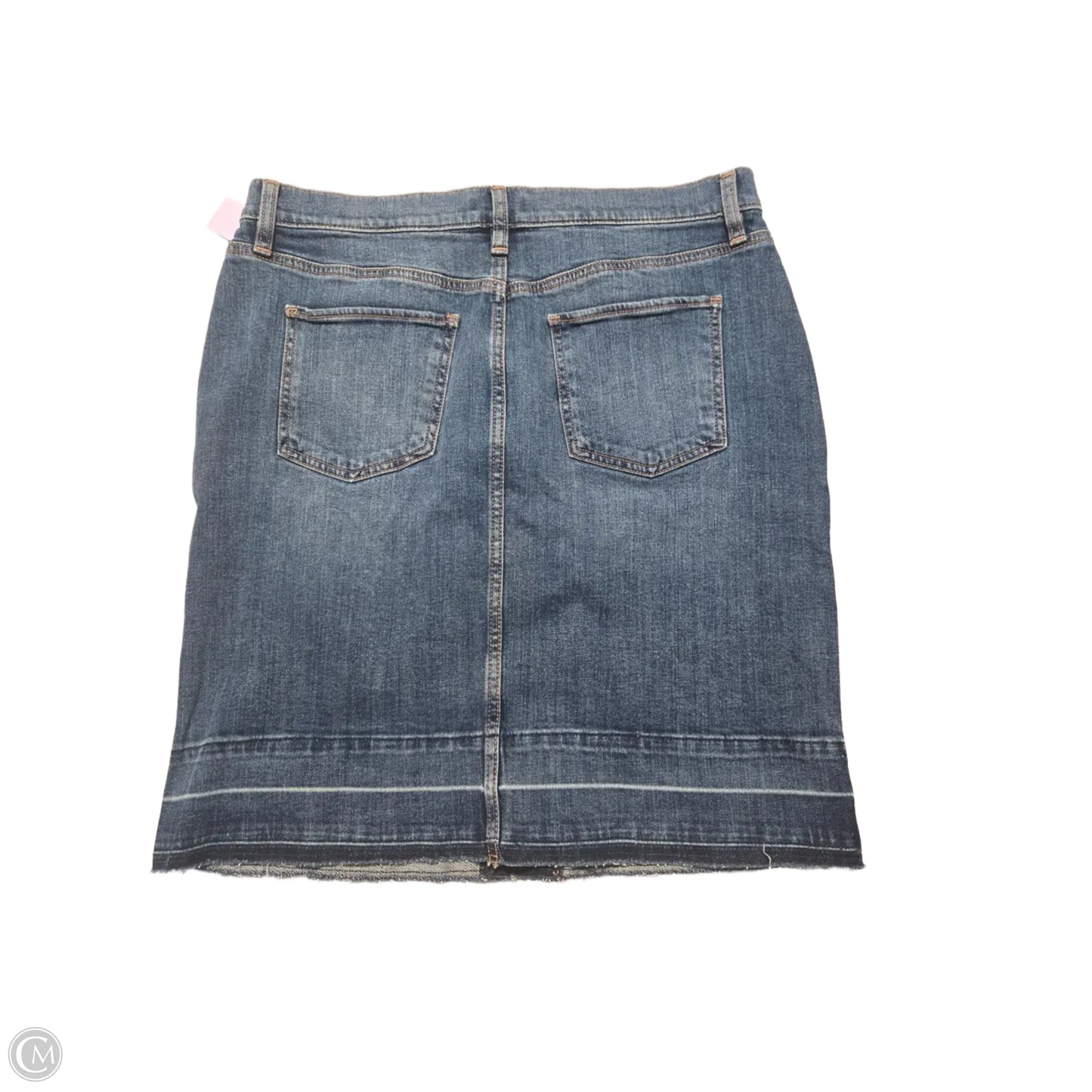 Skirt Midi By Loft In Blue Denim, Size: 10