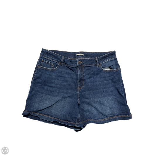 Shorts By Maurices In Blue Denim, Size: 20