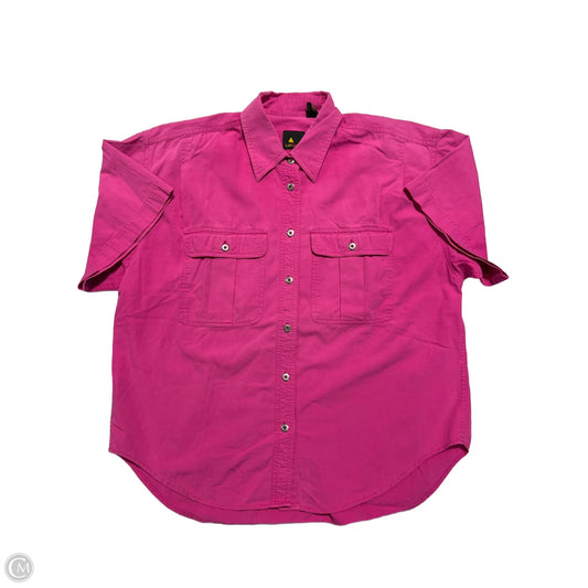 Top Short Sleeve By Liz Claiborne In Pink, Size: M