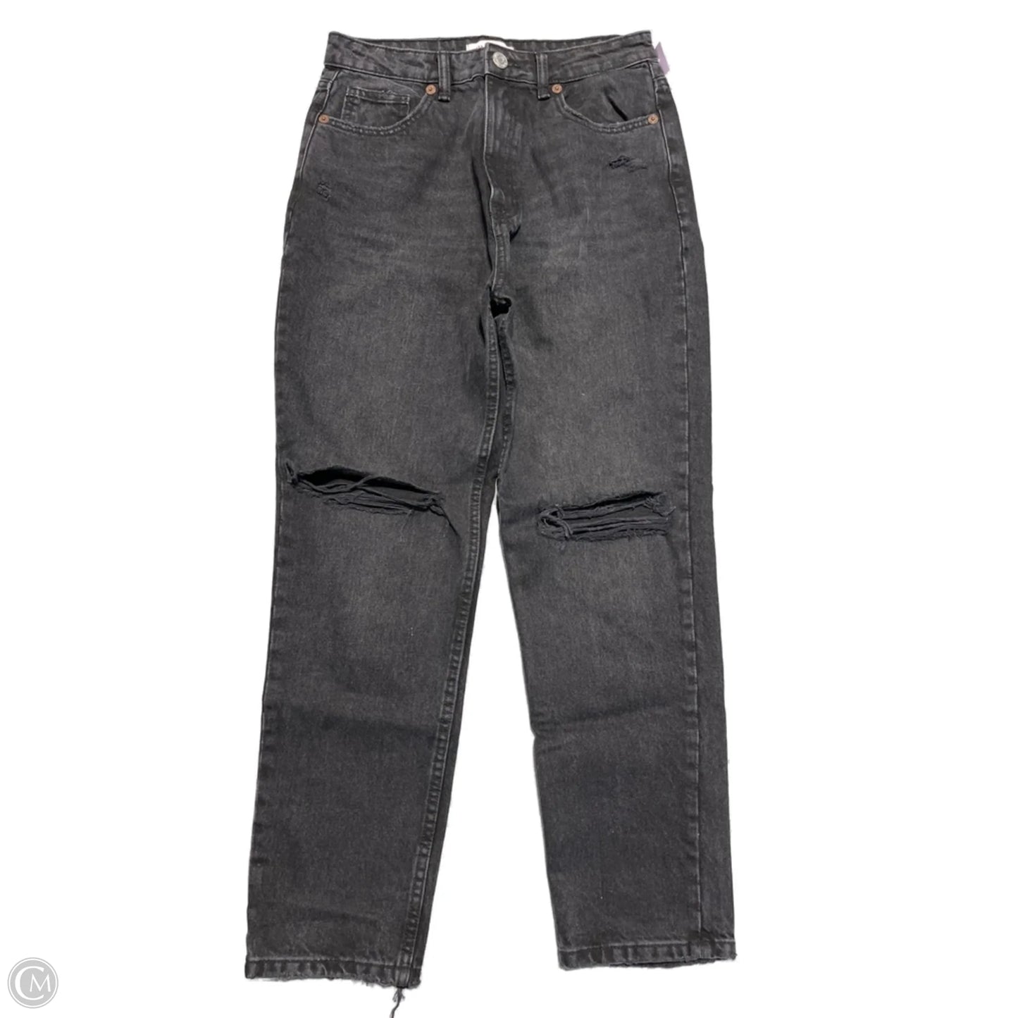 Jeans Straight By Zara In Black, Size: 6