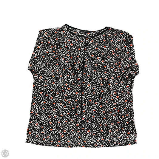 Blouse Short Sleeve By F&f In Black, Size: 18