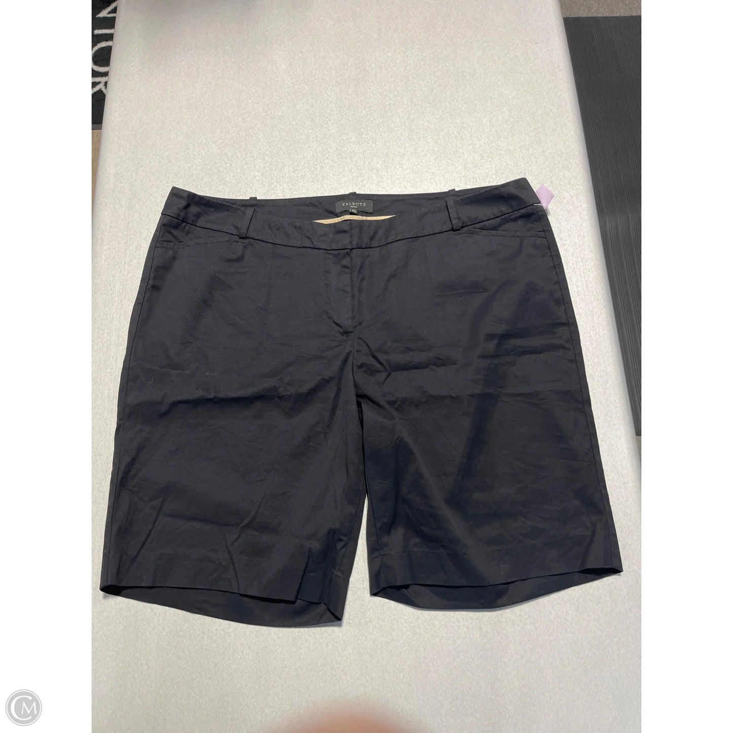 Shorts By Talbots In Black, Size: 18