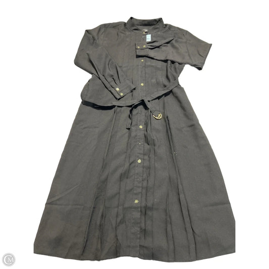 Dress Casual Maxi By Ann Taylor In Black, Size: 10p