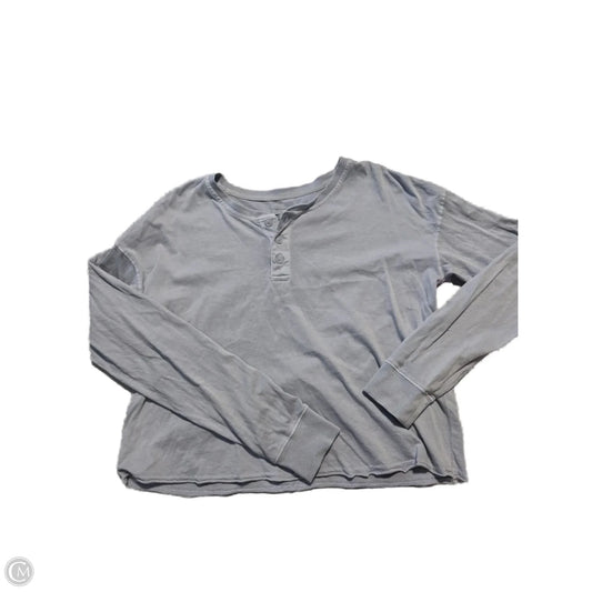 Top Long Sleeve By Thread And Supply In Blue, Size: S