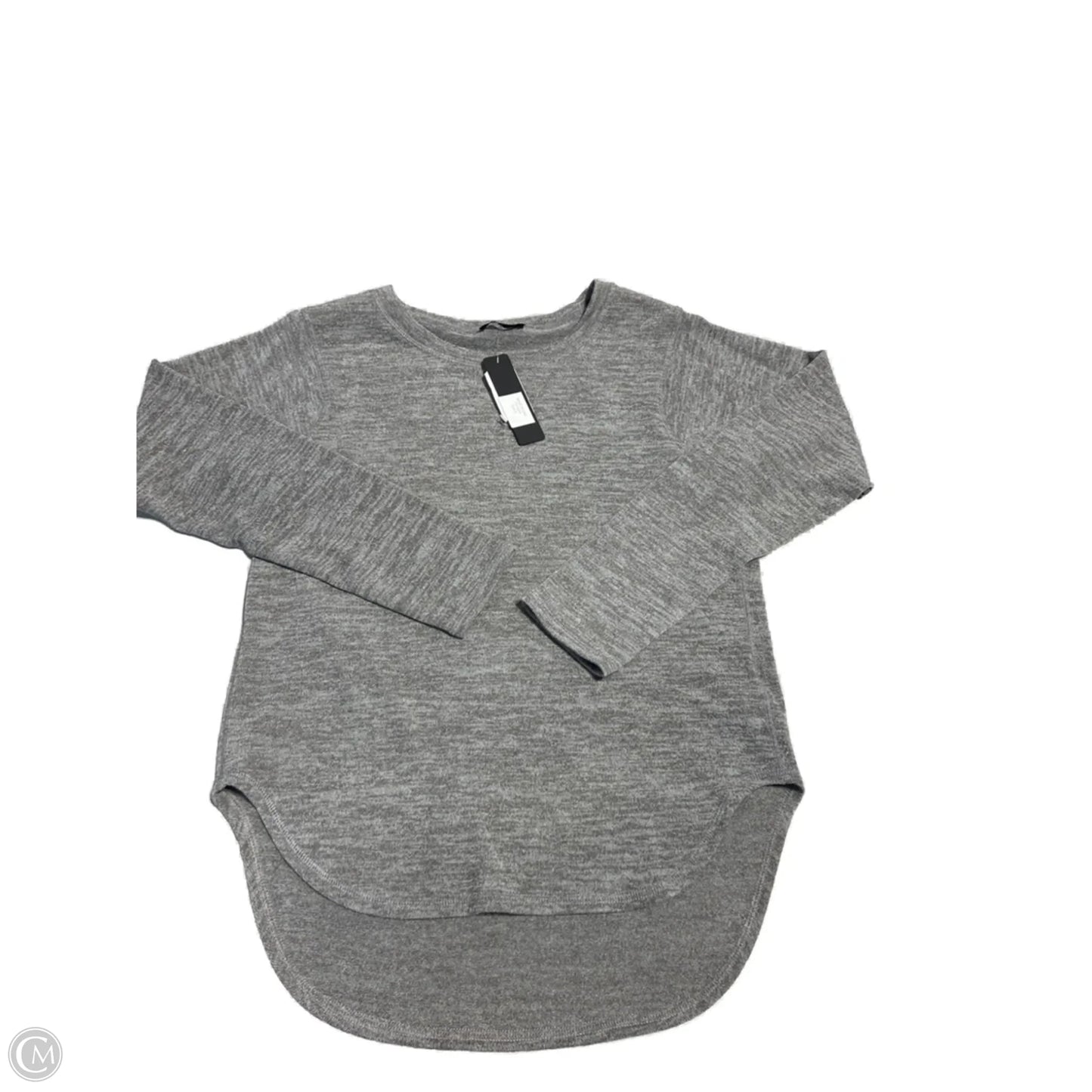 Top Long Sleeve By Nally And Millie In Grey, Size: S