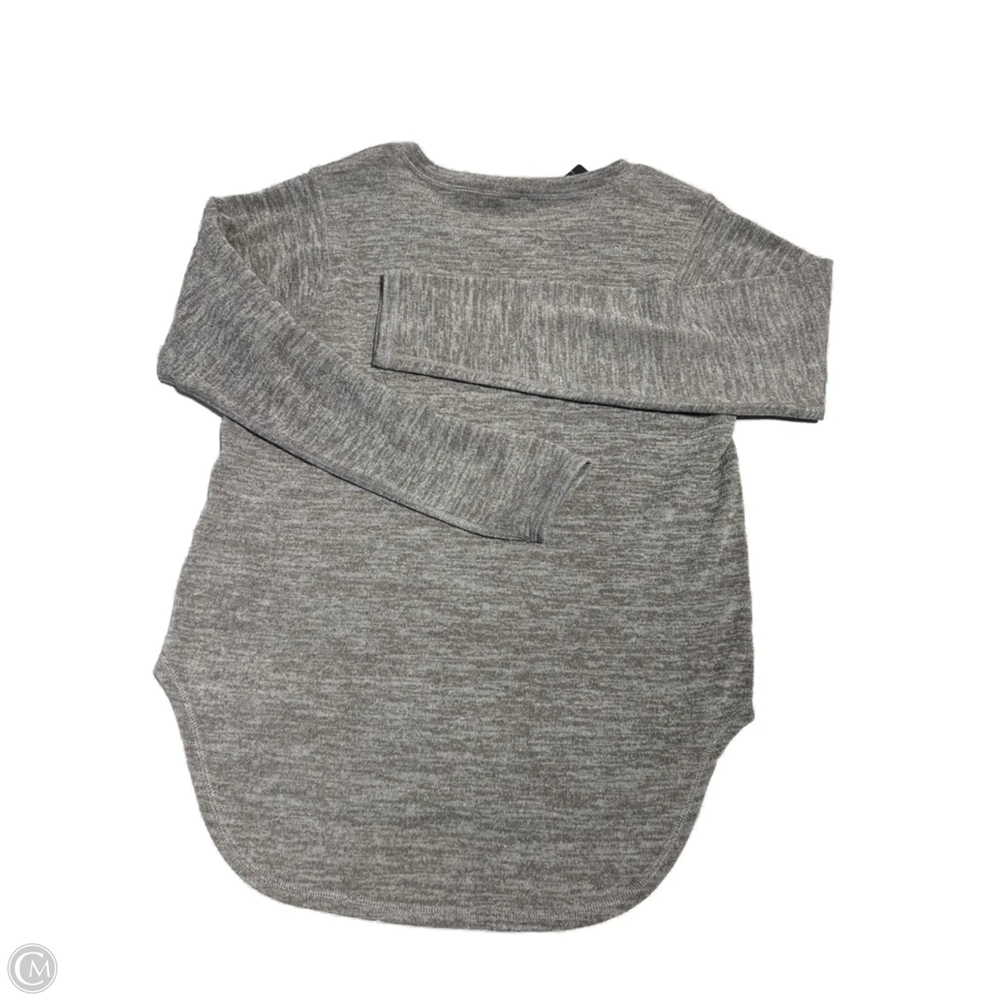 Top Long Sleeve By Nally And Millie In Grey, Size: S