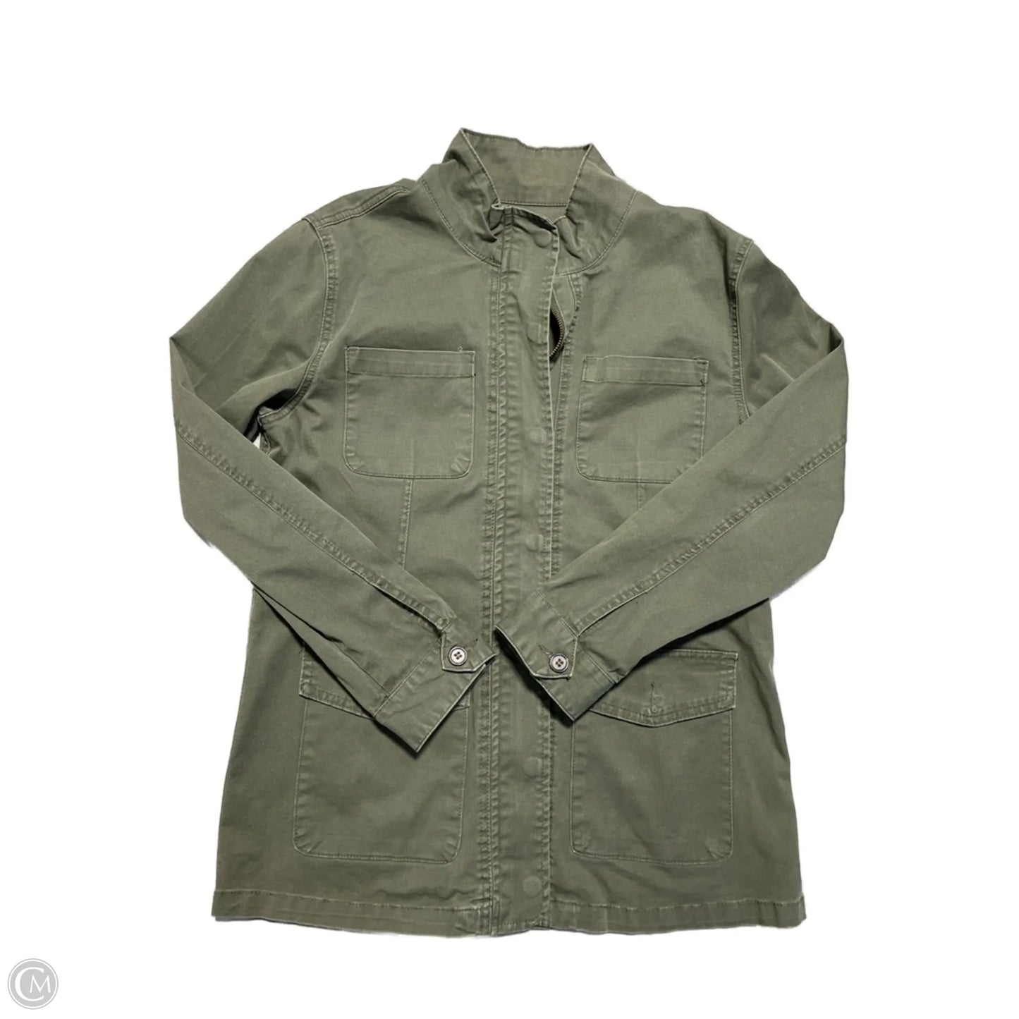 Jacket Denim By Kensie In Green, Size: L