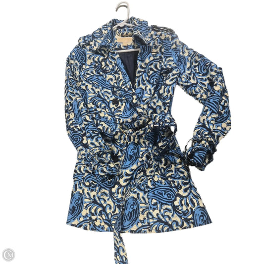 Jacket Designer By Michael Kors In Blue, Size: S