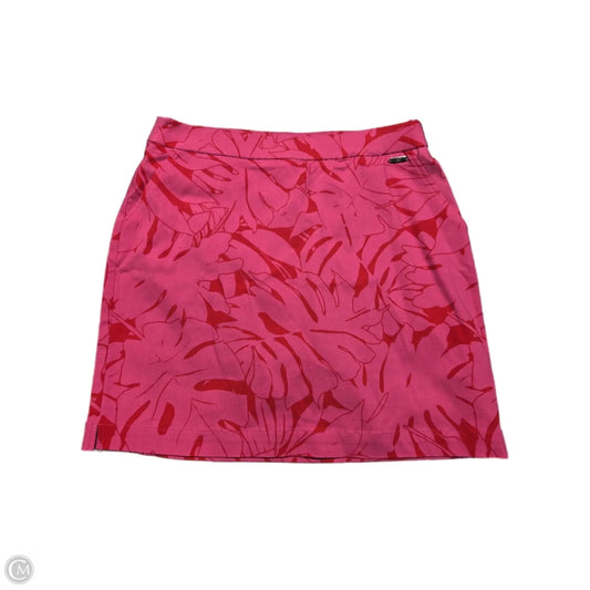 Skort By Rafaella In Pink & Red, Size: S