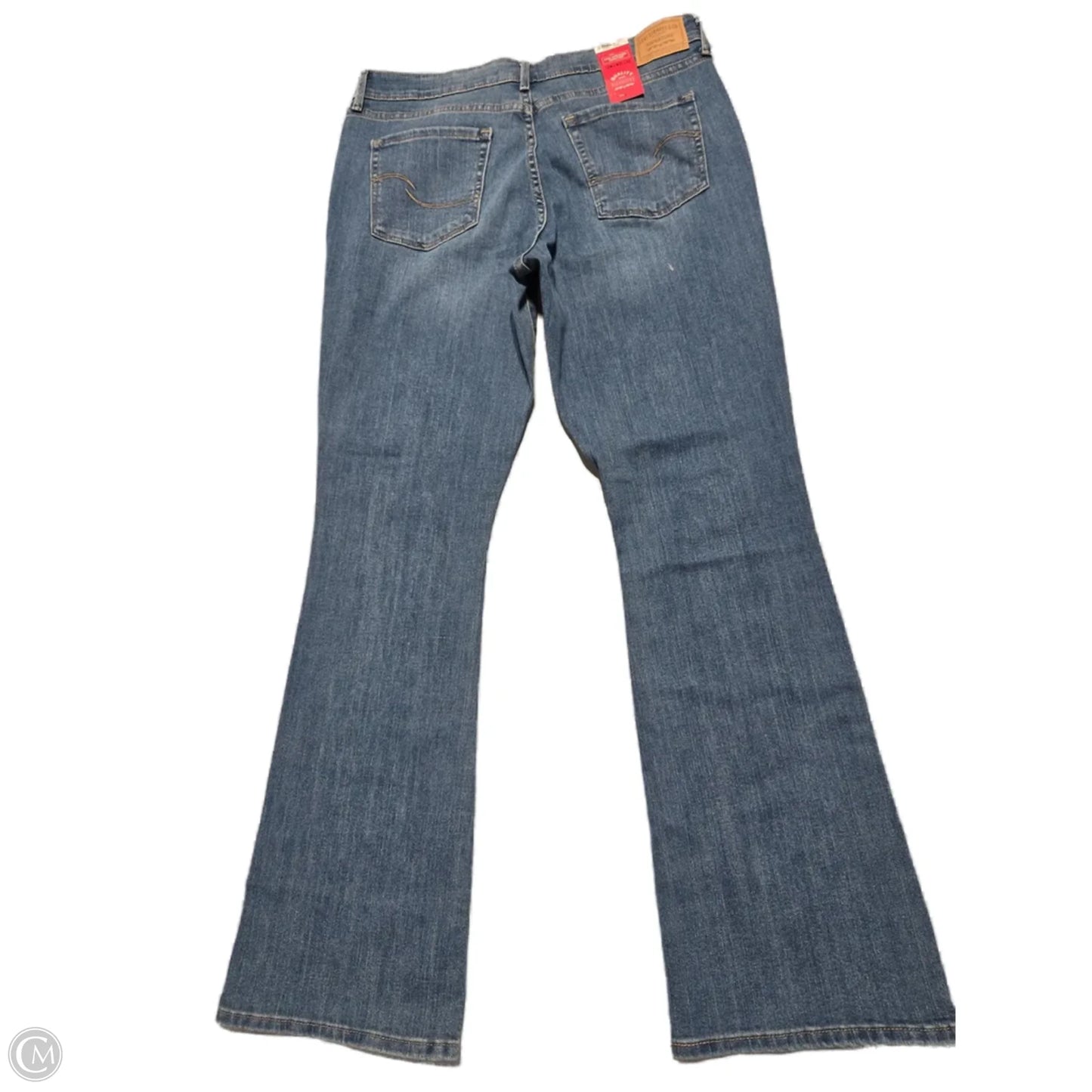 Jeans Skinny By Levis In Blue Denim, Size: 12