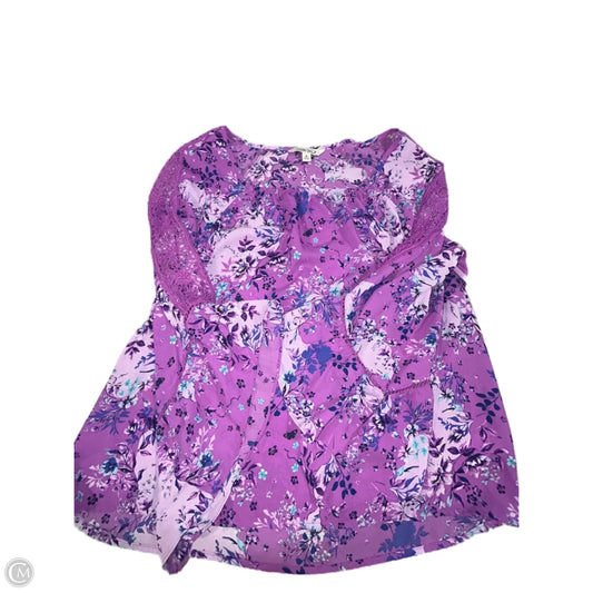 Blouse Long Sleeve By The Pioneer Woman In Purple, Size: M