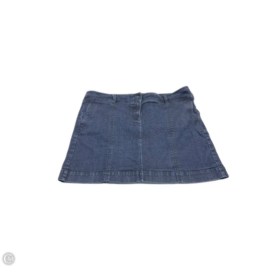 Skirt Mini & Short By Loft In Navy, Size: 16