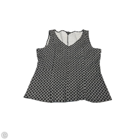 Top Sleeveless By Ann Taylor In Black, Size: M
